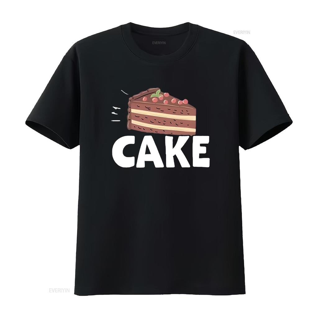 HERE FOR JUST THE CAKE Lover Women s T Shirt  Comfortable and Fashionable with Unique Print Design vintage Washed