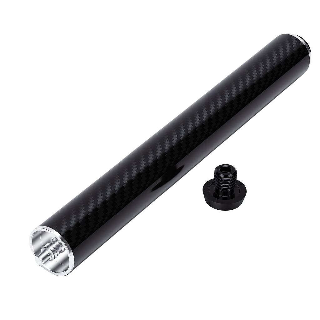 Pool Cue Extension Fit for PERI Stick 10 Inch Carbon Fiber Billiard Cue Butt Extension Secure Threaded Connection