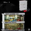 Lighting Version Parking Lot Model 1/64 Scale Car Model Display Box  Collection Toys