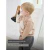 David Bella Girls' Half-Velvet Sweater Boys' Half-Turtleneck Knitwear 2026 Spring New Children's Top