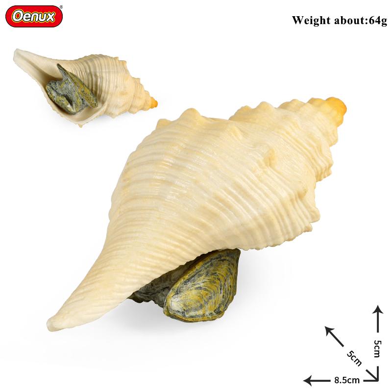 Oenux Ocean Animals Simulation Hermit Crab Nautiloidea Octopus Sea Life Model Figurines Action Figures Collection Kids Toy Gift