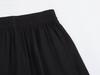 Spring Women's Silk Satin Elastic Waist Wide-Leg Pants - Stylish & Slimming