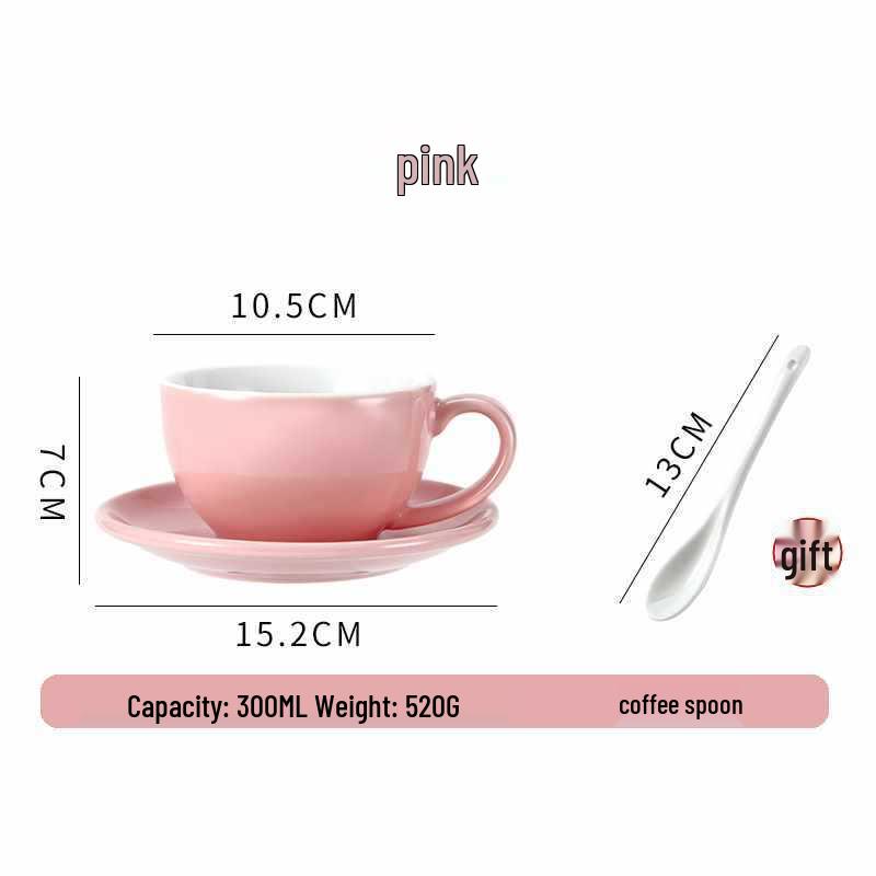 European Ceramic Coffee Set: Professional Latte Art, Cappuccino & Sawada Cups