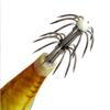 Luminously Squid Jigs Hook Fishing Lures Baits Hard Artificial Shrimp Baits with Hook Hard Night Fishing Baits Enduring