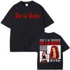 Singer Dela Rose Album 2025 Tour Graphic T-shirts Men Women Casual 100% Cotton O-Neck T Shirt Harajuku Trend High Street T-shirt