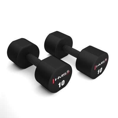 Polyurethane Dumbbells 2x10kg TPU HPT10 HMS