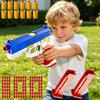 DIY Bricks USP Pistole na měkké kuličky, Realistický vystřelovač s vyhazováním nábojnic, Perfektní pro Dětské venkovní válečné hry a Hraní rolí