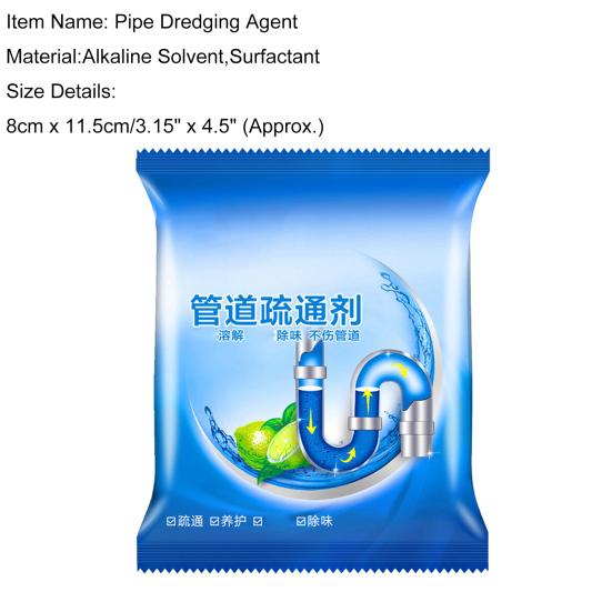 Dredge Agent Powerful Multipurpose 50g 50g Pipe Dredging Powder for Bathroom