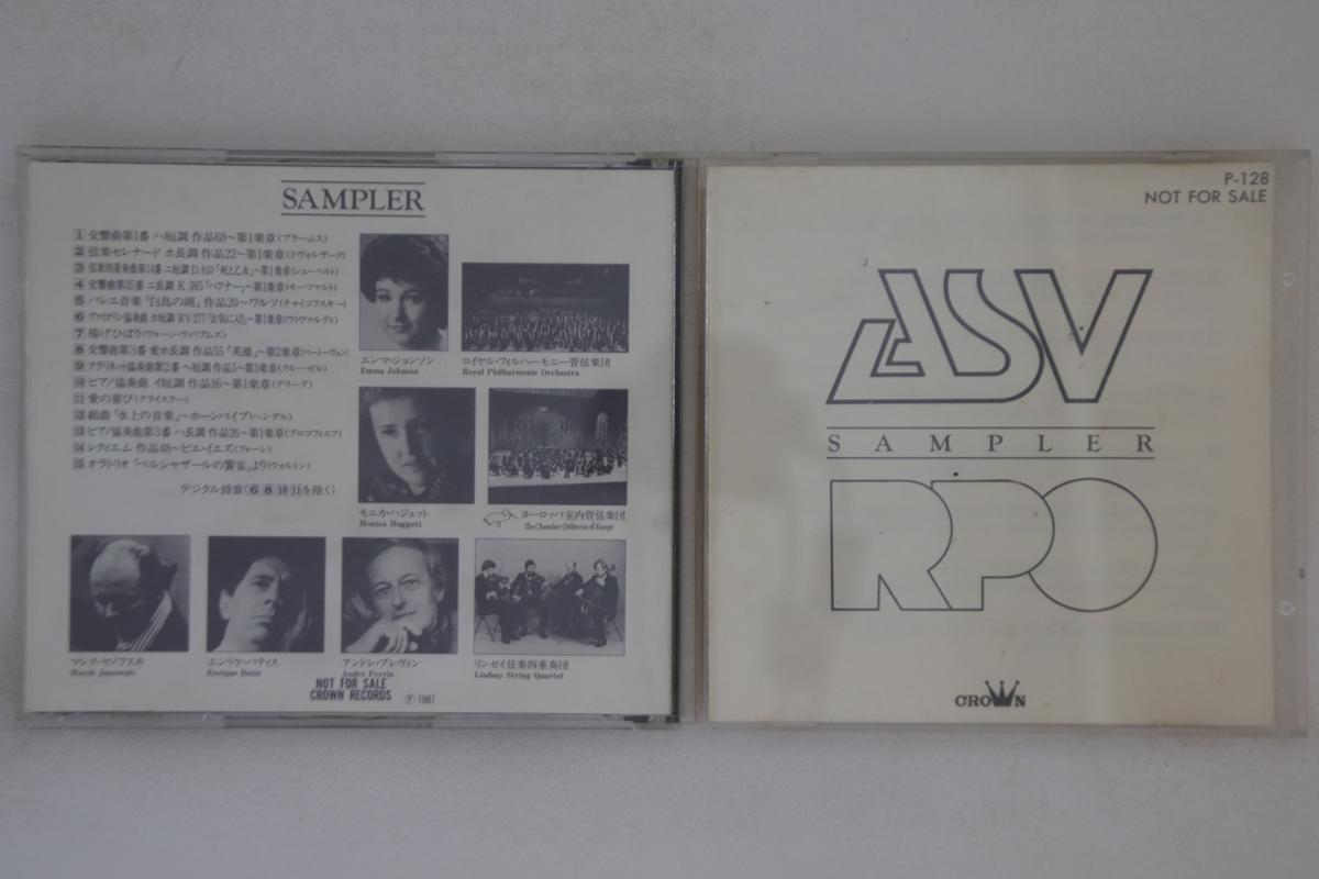 

CD VARIOUS - Asv Rpo Sampler P128PROMO CROWN Japan Classical Used
