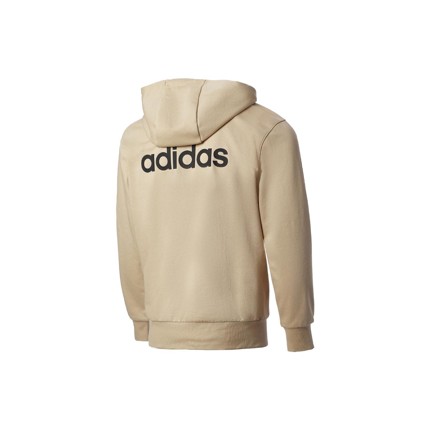 Adidas Толстовка с капюшоном и длинным рукавом с принтом букв и застежкой-молнией — фото 2