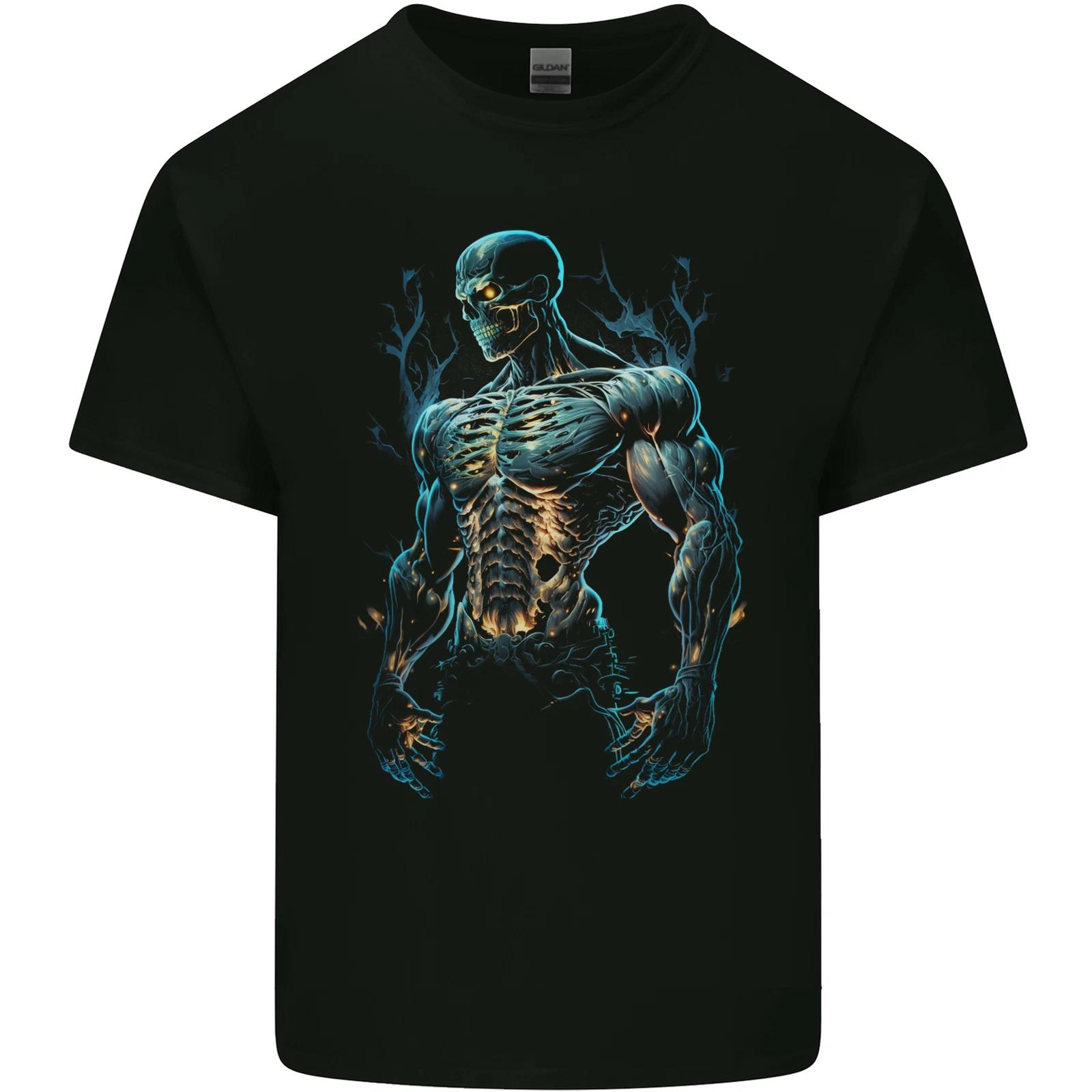 

Eternal Physique Skull Gym Bodybuilding MMA Kids T-Shirt Childrens 4XL