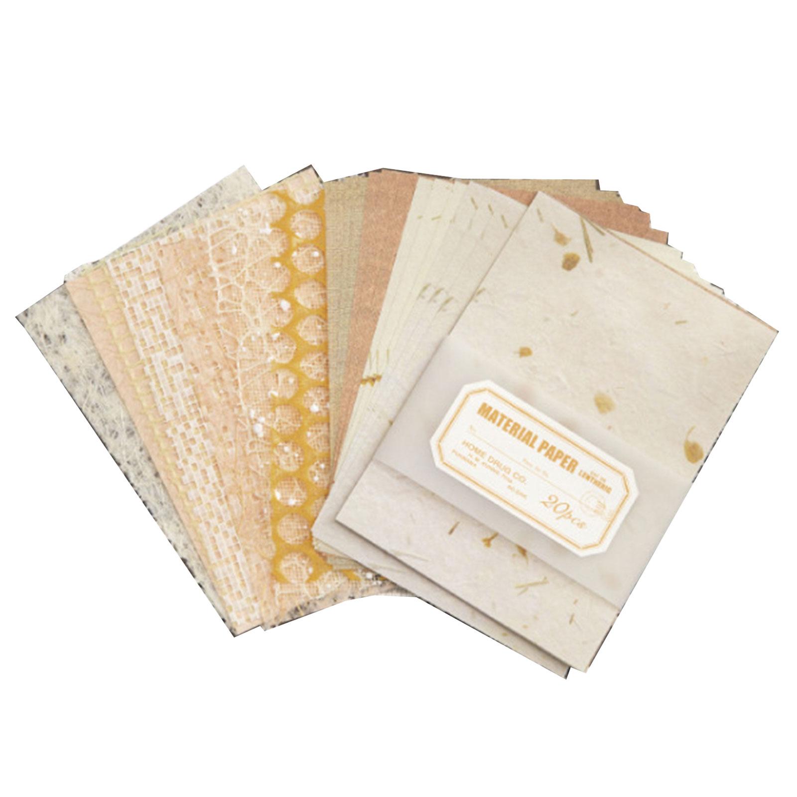 20 Sheets Aesthetic Decorative Stickers for Scrapbooking Journaling Journal Picture Frames Album, Scrapbooking Paper