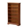 Miniature Library Wooden Bookshelf Model Realistic Dollhouses Bookcase Cabinet Furniture Ornament Decors for 1:12 Scale