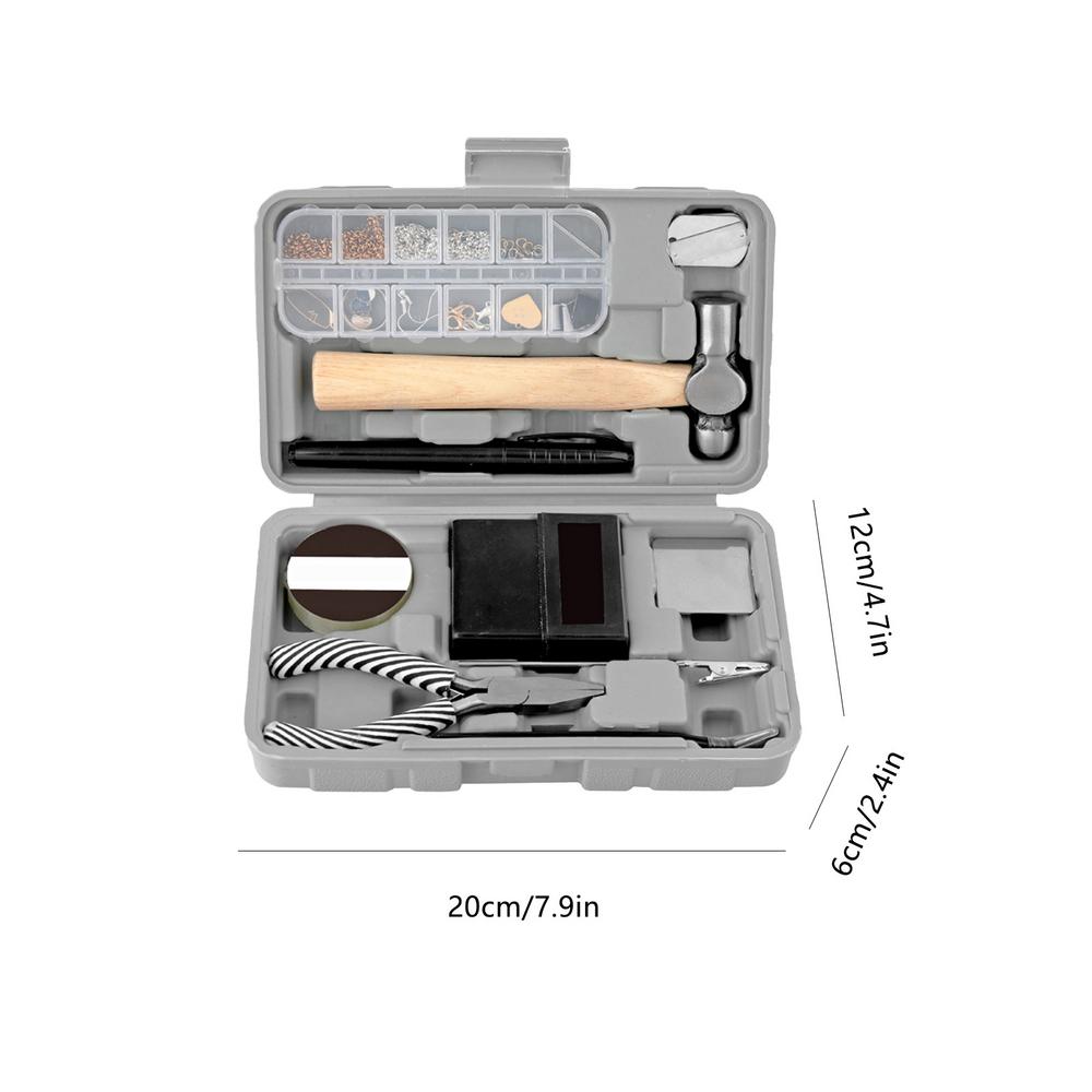 

Jewelry Tool Kit Beading Tools For Jewelry Making Beading Chain Nose Craft Supplies Handmade Tweezers Wire Cutter For Adults &