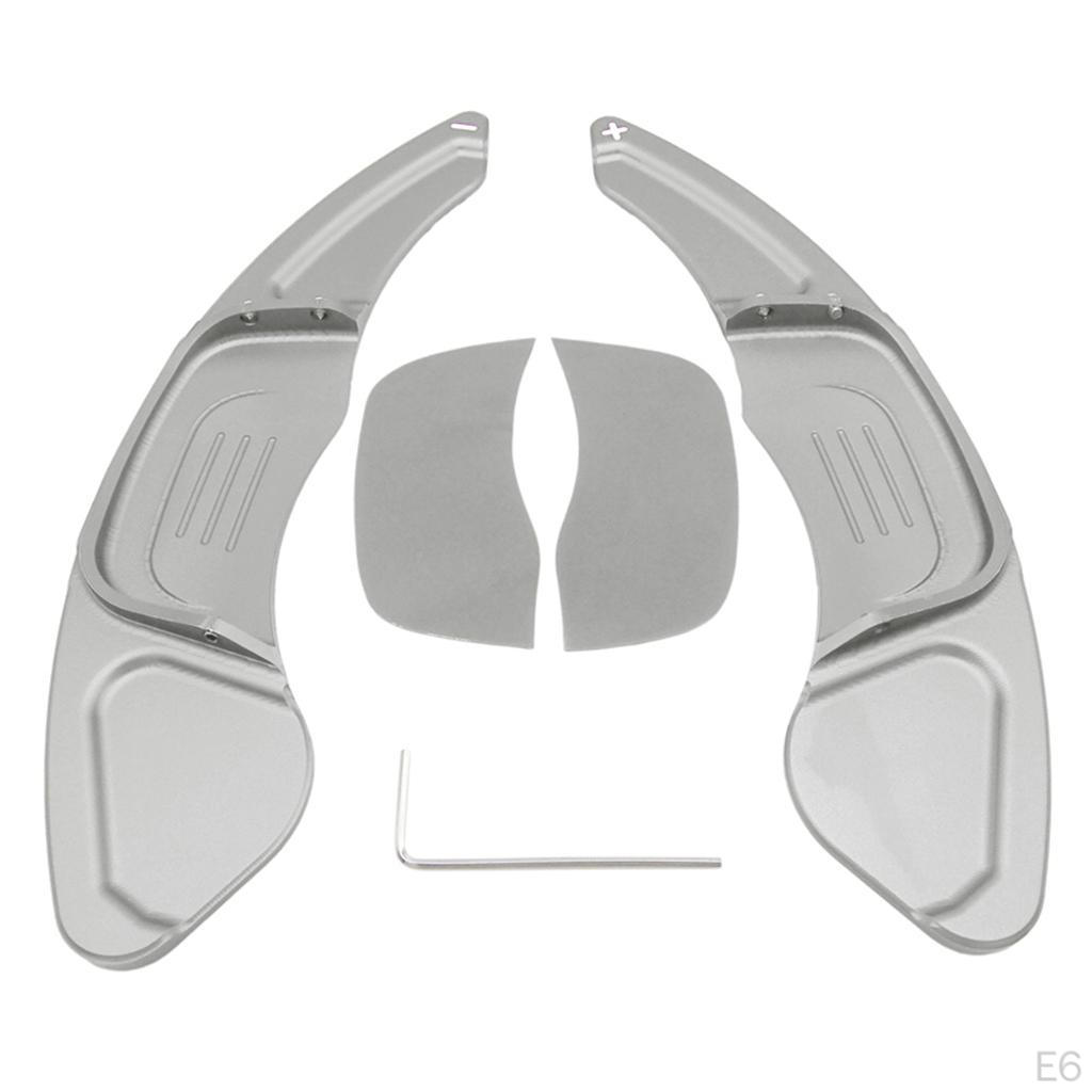 1 Paddle Aluminum Alloy Car Steering Wheel Extensions Cover for GTI Scirocco 2015 2016 2017