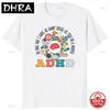 Fun Unisex Cotton Summer Tshirts For Brain Neurodiversity Autism Spectrum Disorder And Attention Deficit Hyperactivity Disorder