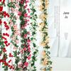 Jinsu Artificial Rose Vine Garland (10-Pack)