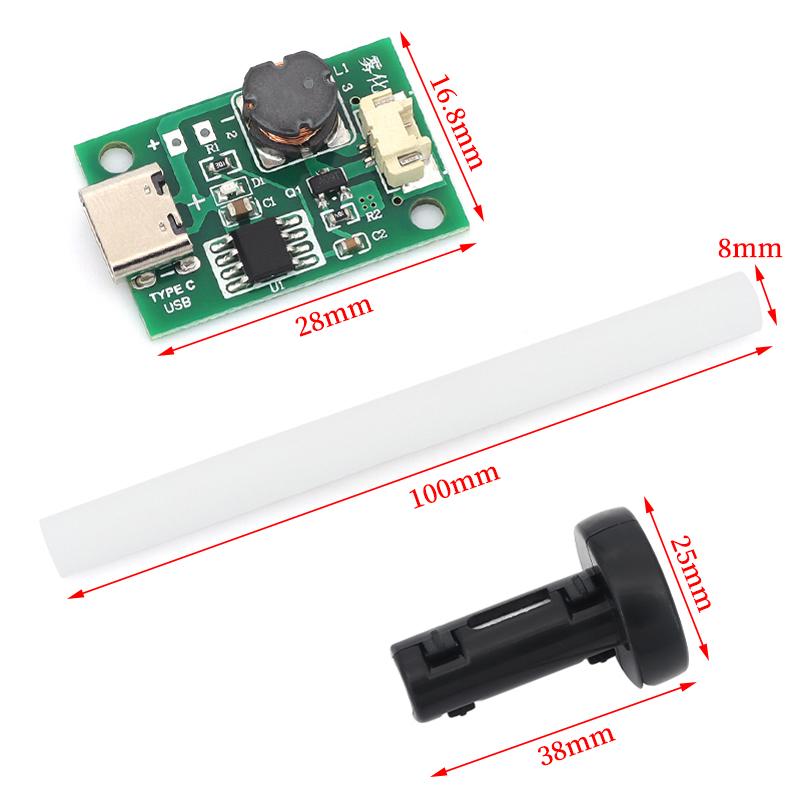 Stlxy TYPE-C Mini Single Spray Humidifier DC5V Switchless Atomization Humidifier Module DIY Ultrasonic Atomizer