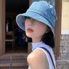 Vintage Denim Bucket Hat Travel Fisherman Cap New Pocket Sun Hats  Unisex