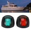 2 szt. Lewa Czerwona Prawa Zielona Światło Boczne LED Wodoodporna Lampa Nawigacyjna do Jachtu Łodzi