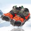 Stainless Steels Ice Spikes Ice Cleats Crampons, 23 Spikes Shoe Ice Snow Grips