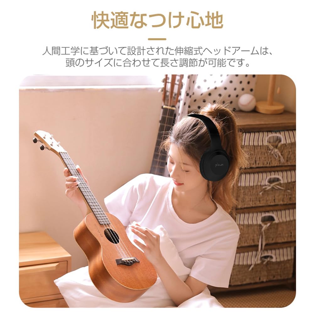 Bluetooth Wireless Wired and Noise Sound SD Card 23 Hours of Music Low HiFi 40mm Audio Japanese Instruction Manual Included 5.3 Headphones, Dual-Use,