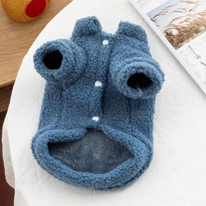 Autumn and winter puppy cute clothes festive little daisy vest teddy bear schnauzer medium and small dog thickened clothes