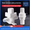 Universal Water Purifier Pressure Reducing Valve, Straight/Cross Quick Connect, 100,000 Cycles, Pure Water Machine Control Accessory.
