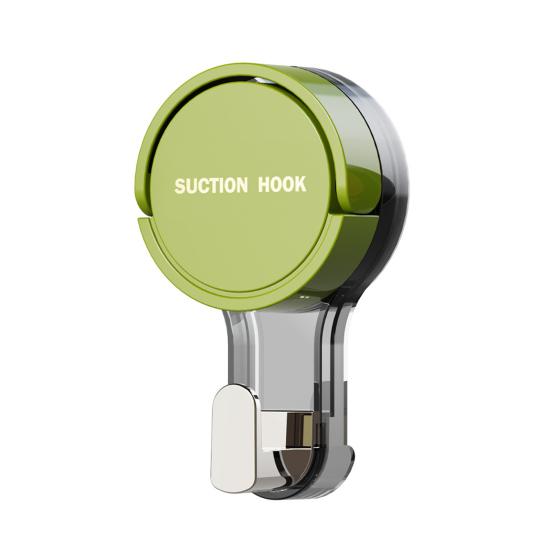 

Suction Cup Hook Removable Waterproof Reusable No Drill Heavy Duty Kitchen Bathroom Wall Shower Towel Robe Vacuum Hook зелений