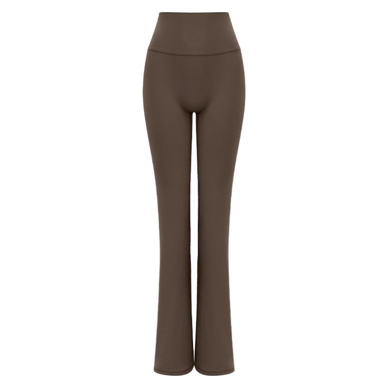 Women's High Waist Yoga Pants - Spring/Summer 2026 Micro Flare Hip-Lifting Sportswear for Outdoor Pilates & Fitness