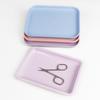 1Pc Square Stainless Steel Cosmetic Storage Tray Nail Art Equipment Plate Tools Dental&False Nails Nail Decorations Display Tray