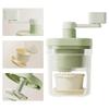 Hand Crank Ice Crusher Manual Snow Cone Maker Small Shaved Ice Machine  for Making Snow Cones