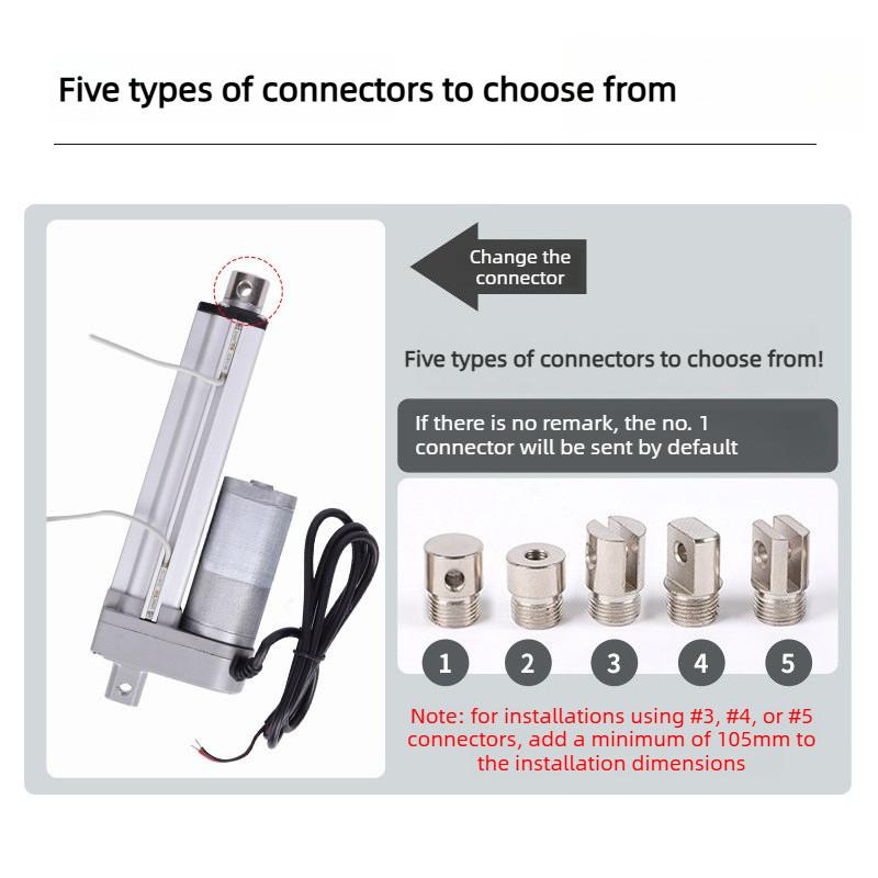 Electric Linear Actuator Motor External Magnetic Induction Signal Feedback Electric Push Rod Micro Electric Telescopic Rod