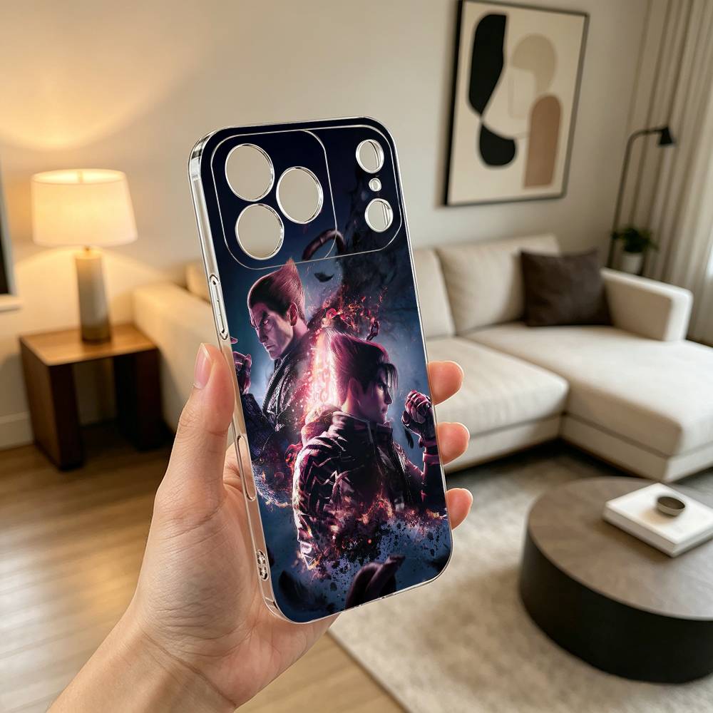 T-Tekken 8 Game Phone Case Transparent Silicone Soft For iPhone 17 16 15 14 13 12 11 Mini Pro Max Plus iPhone14
