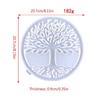 Reusable Epoxy Resin Mold Blue/White Tree for Bookend Wall Hanging Cast