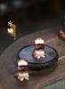 1pc Yixing Purple Clay Tea Pet Otter Ornament Animal Tea Play Decoration Tea Table