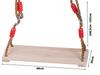 Wooden garden swing for children and adults, strong board