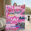 Singer E-Emilia Mernes Mp3 Music Blanket Skin friendly comfort warm soft plush blanket suitable sofa living room office bedroom