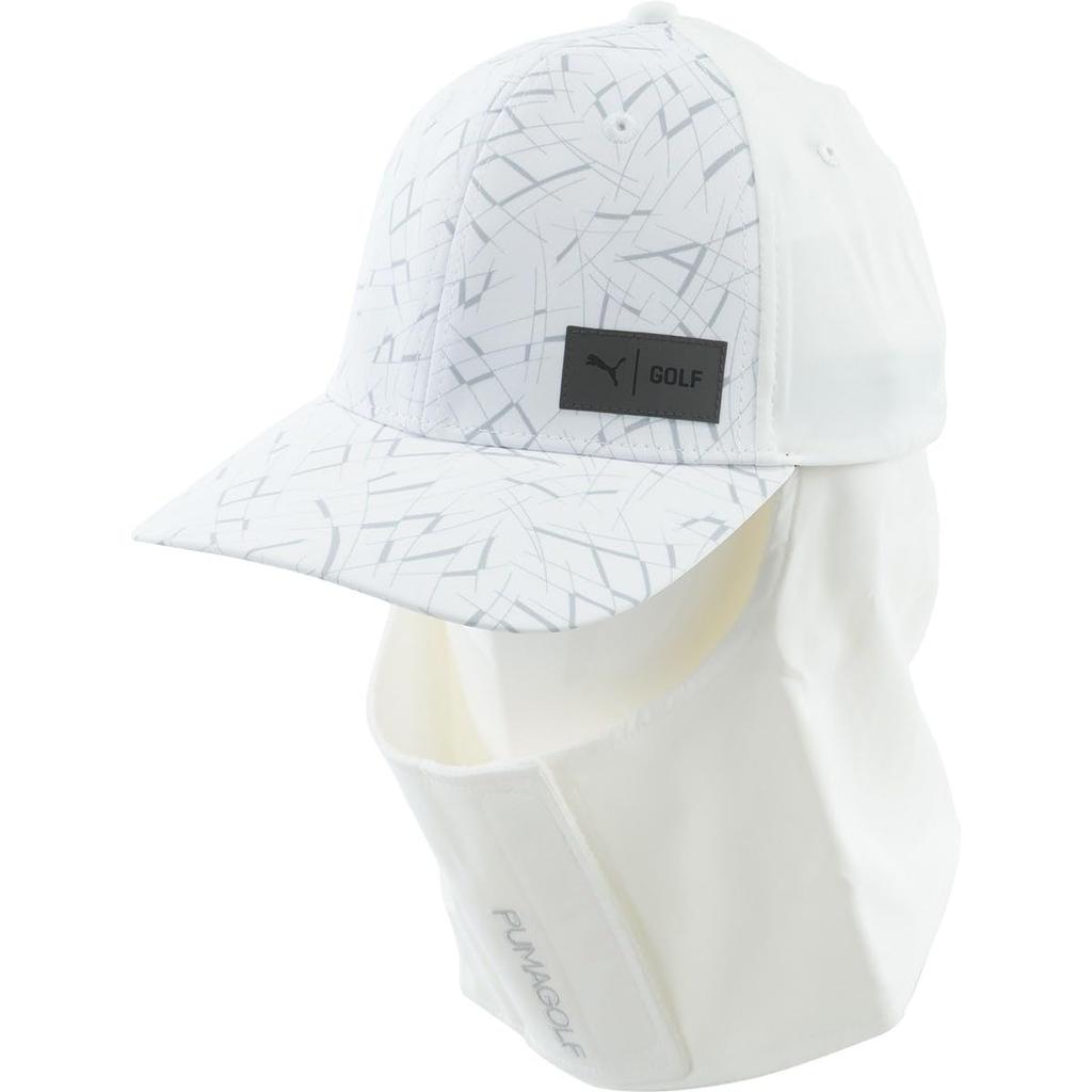 PUMA Golf PF AOP Detachable Warmer Cap in Puma White (02710903)