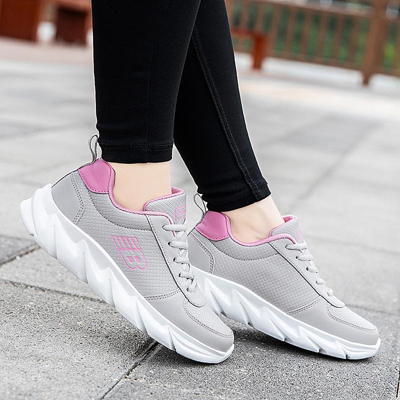 Dámské tenisky Módní dámské vulkanizované boty Vysoce kvalitní ploché boty Dámské vycházkové boty na platformě Plus size Zapatillas Mujer