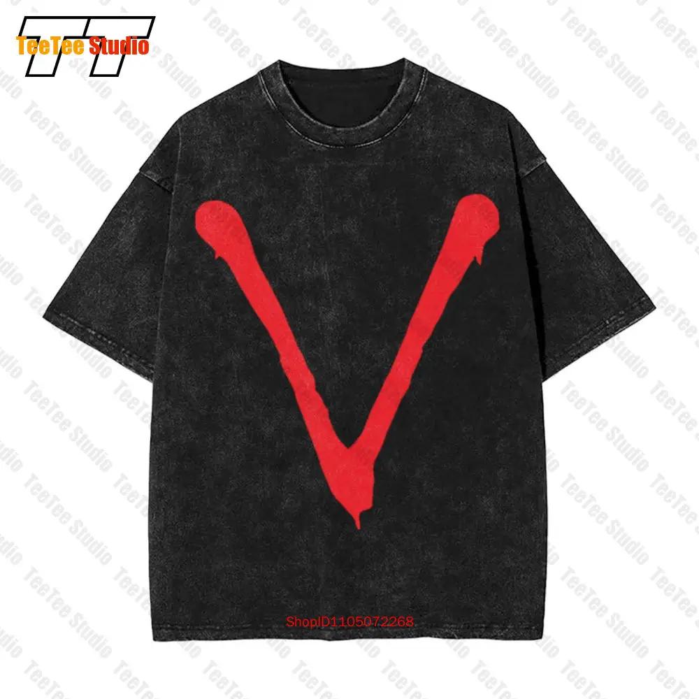 V The Visitor Vintage Oversized T-Shirt And Apparel S Black N76T