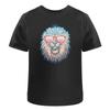 'Cool Lion Head' T Shirt 100 Cotton S XXL TA047274 Vintage Washed Unisex Stretched Top For Everyday Wear Homme Designer Clothes