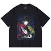 230 Gsm 100% Cotton Demon Slayer V47 Tomioka Print Unisex Heavy Cotton T Shirt