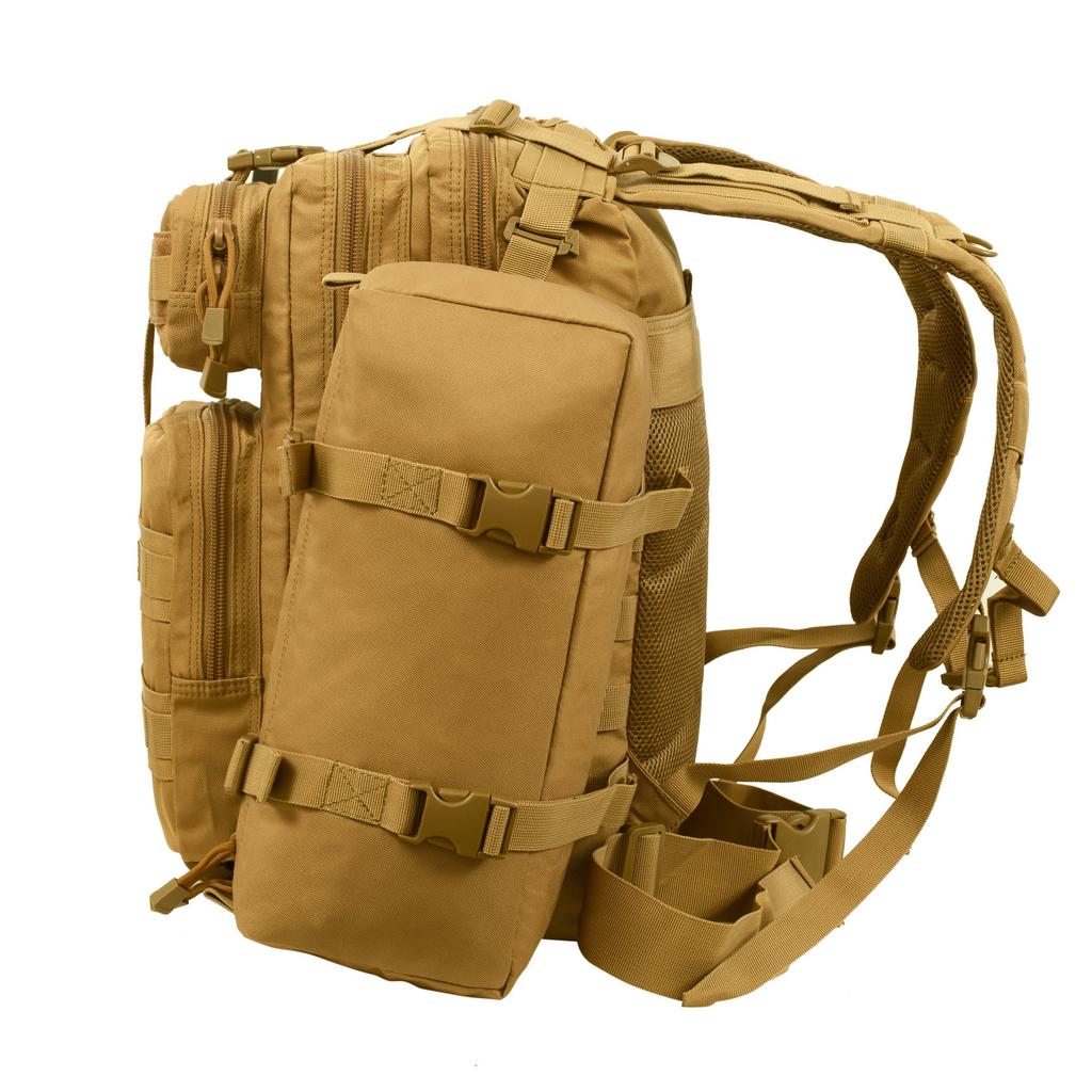 Seibertron Backpack, 3-Piece Tactical MOLLE Backpack, Waterproof, Lightweight, Outdoor, Military, U.S. Style, Khaki, 37L (1+ 2 Capacity)