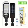 1pc 2200W Outdoor Solar Sensor Street Light, Human Body Induction Garden Light With Remote Control, LED Wall Light Waterproof Garden Light