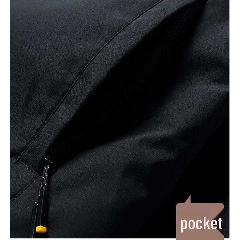 ROMON Men's Fleece Lined Stand Collar Winter Jacket