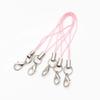 20pcs Hand Wrist Lanyard For Cellphone Lanyard Lariat Cords Lobster Clasp Rope Keychains Hooks Diy Mobile Phone Strap String