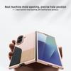 Color Collision Design PU Leather Full Cover Phone Case Cover With Screen Glass Film For Galaxy Z Fold 7 Fold 6 Fold 5 Case