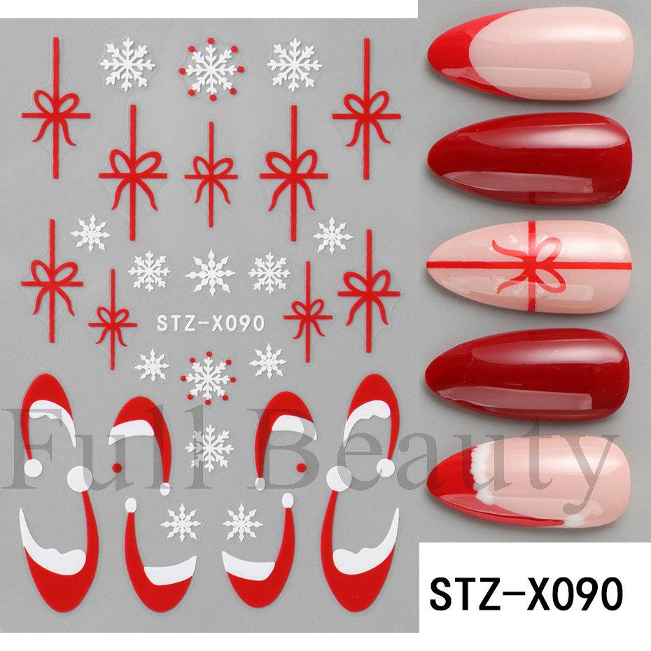 Nail Art Stickers Valentine's Day Romantic Mini Love Hollow Love French Love Adhesive Nail Stickers