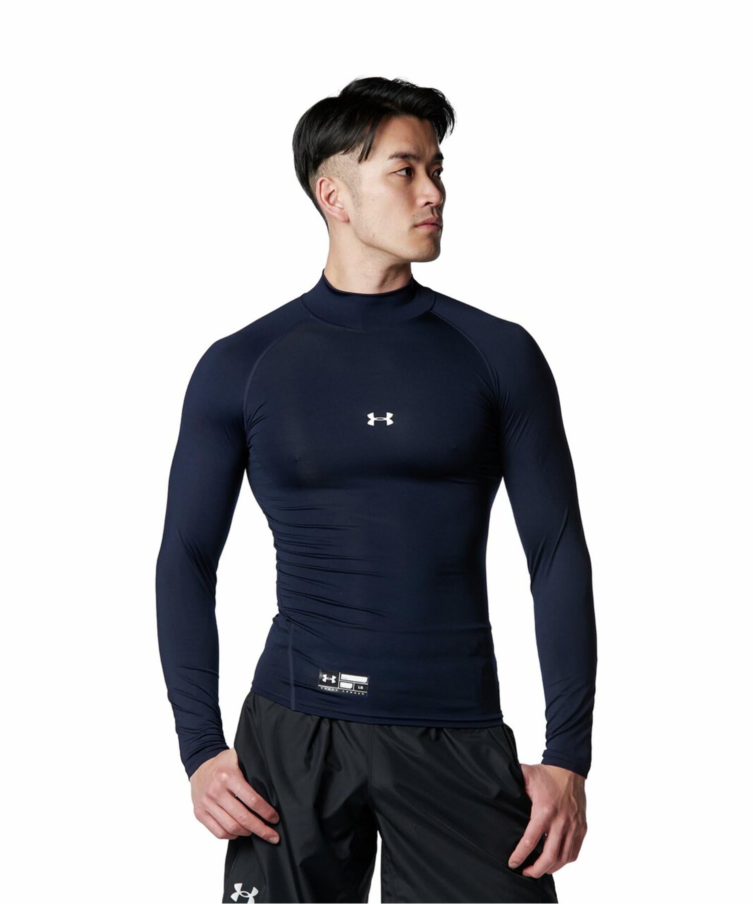 

Under Armour UA HG ARMOUR COMP LS MOCK PK 410 Japan LG to Japanese size Men s (equivalent L)